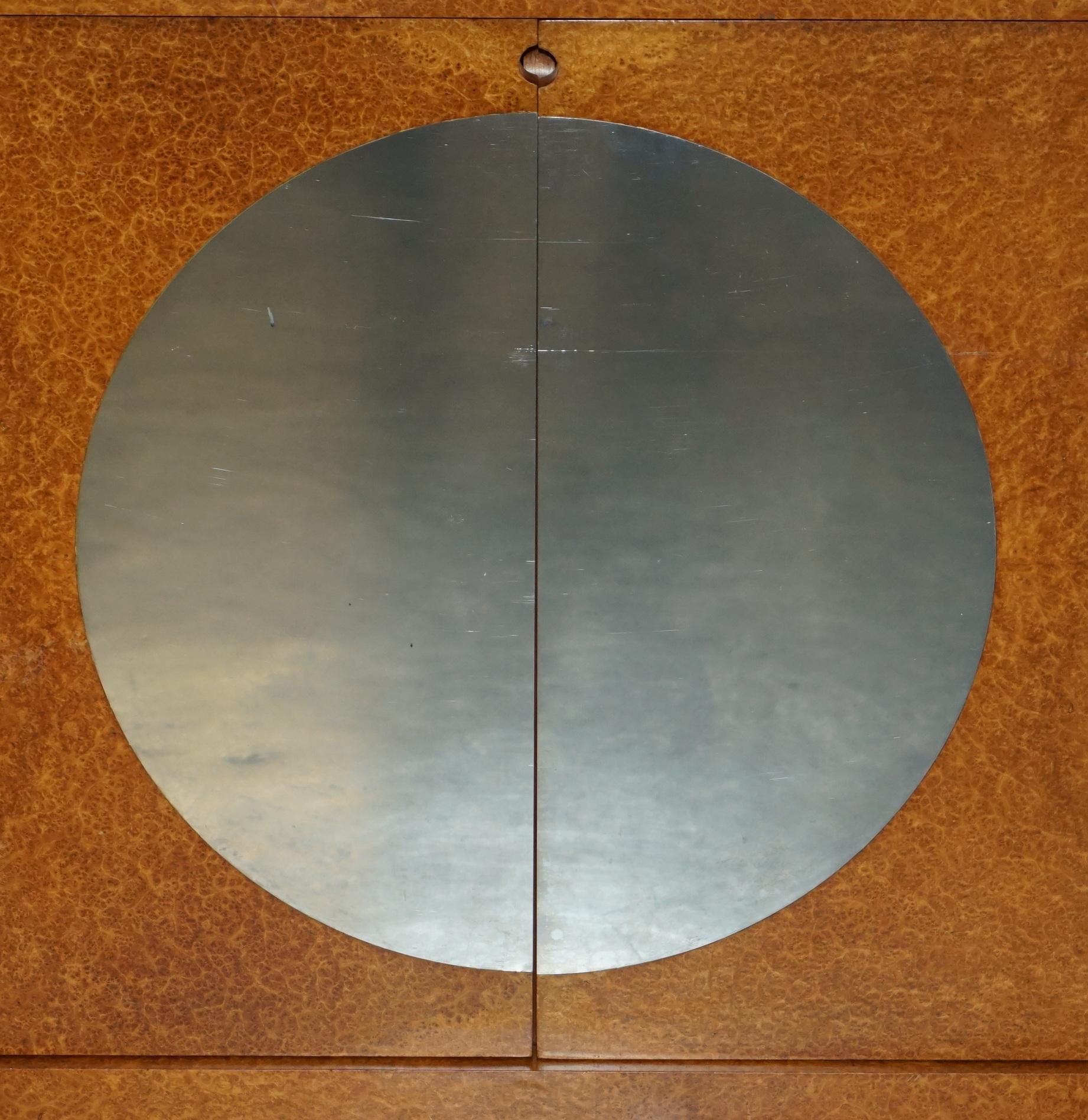 Amboina IMPORTANTE Soane BRITAIN MADE FOR BENTLEY AMBOYNA BURL SiDEBOARD in vendita