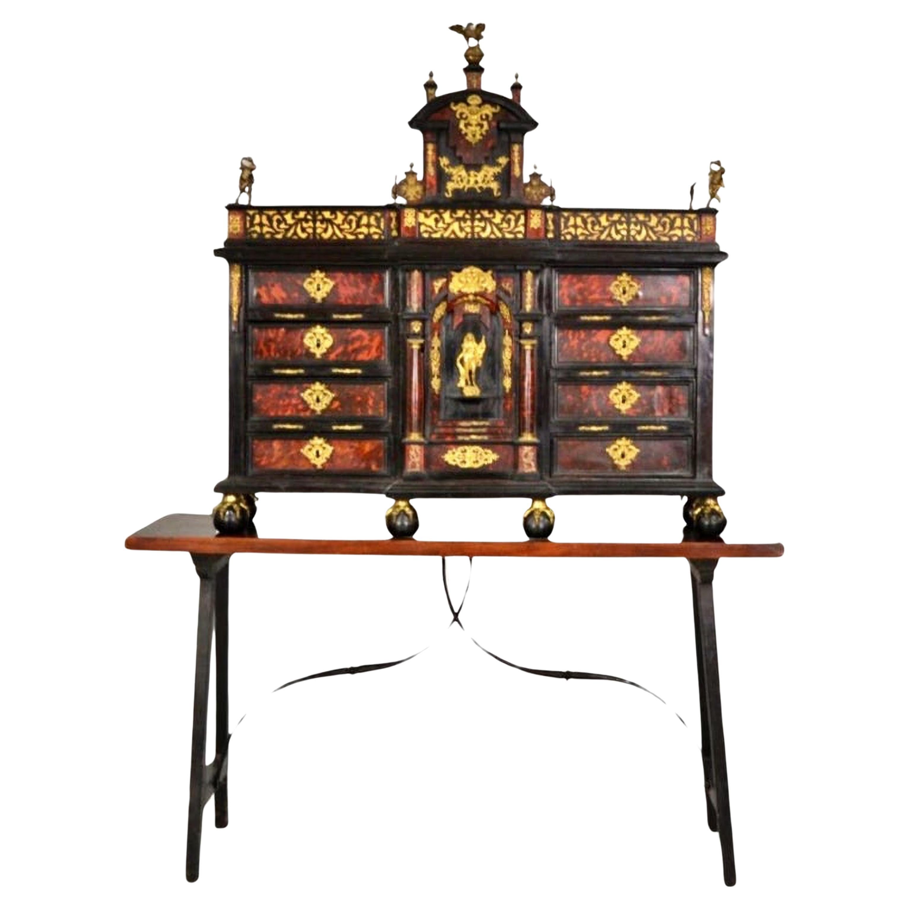 Important Spanish Cabinet, 17th Century