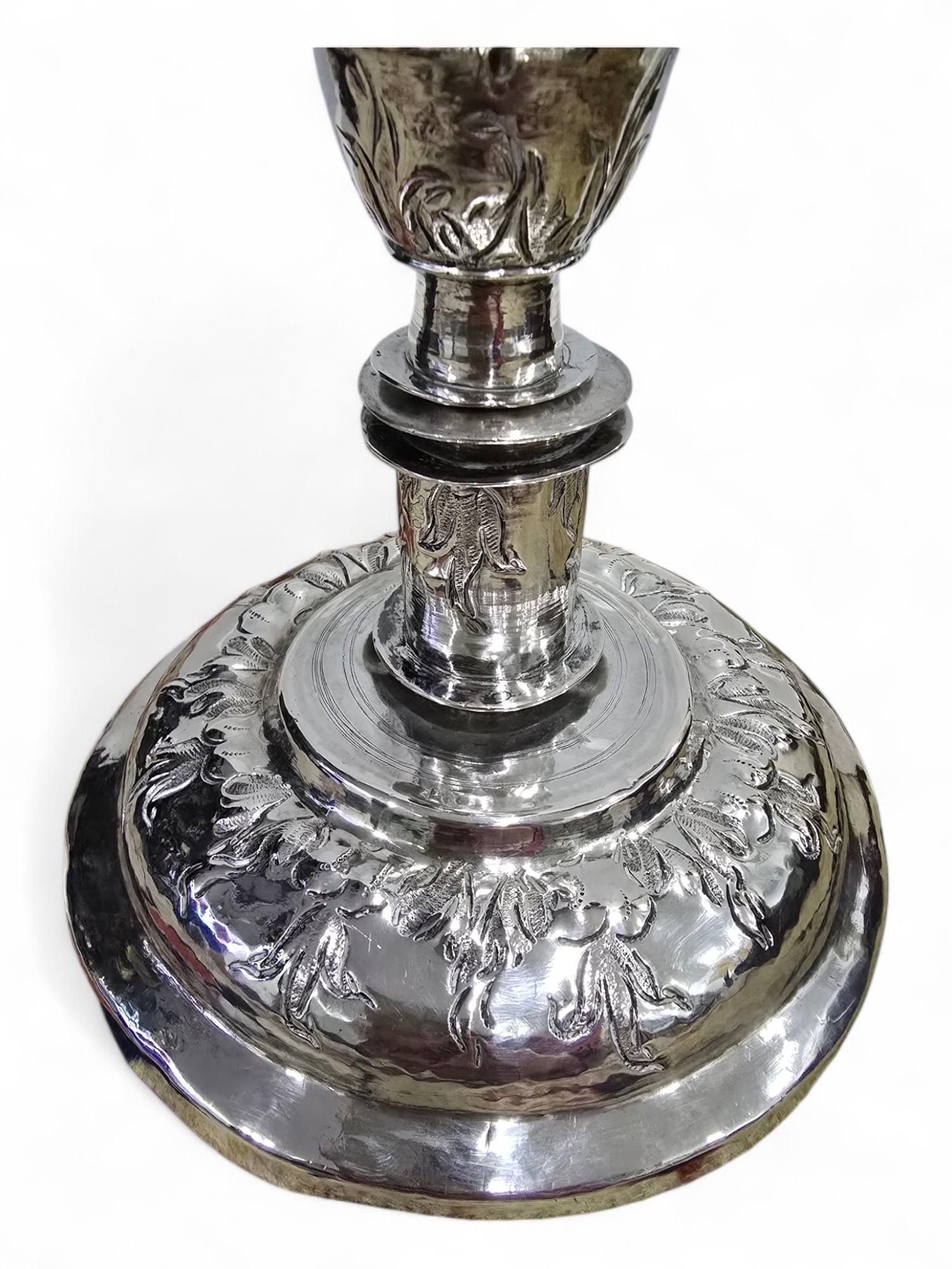 Important Spanish Solid Silver Altar Cross – 16th Century For Sale 7