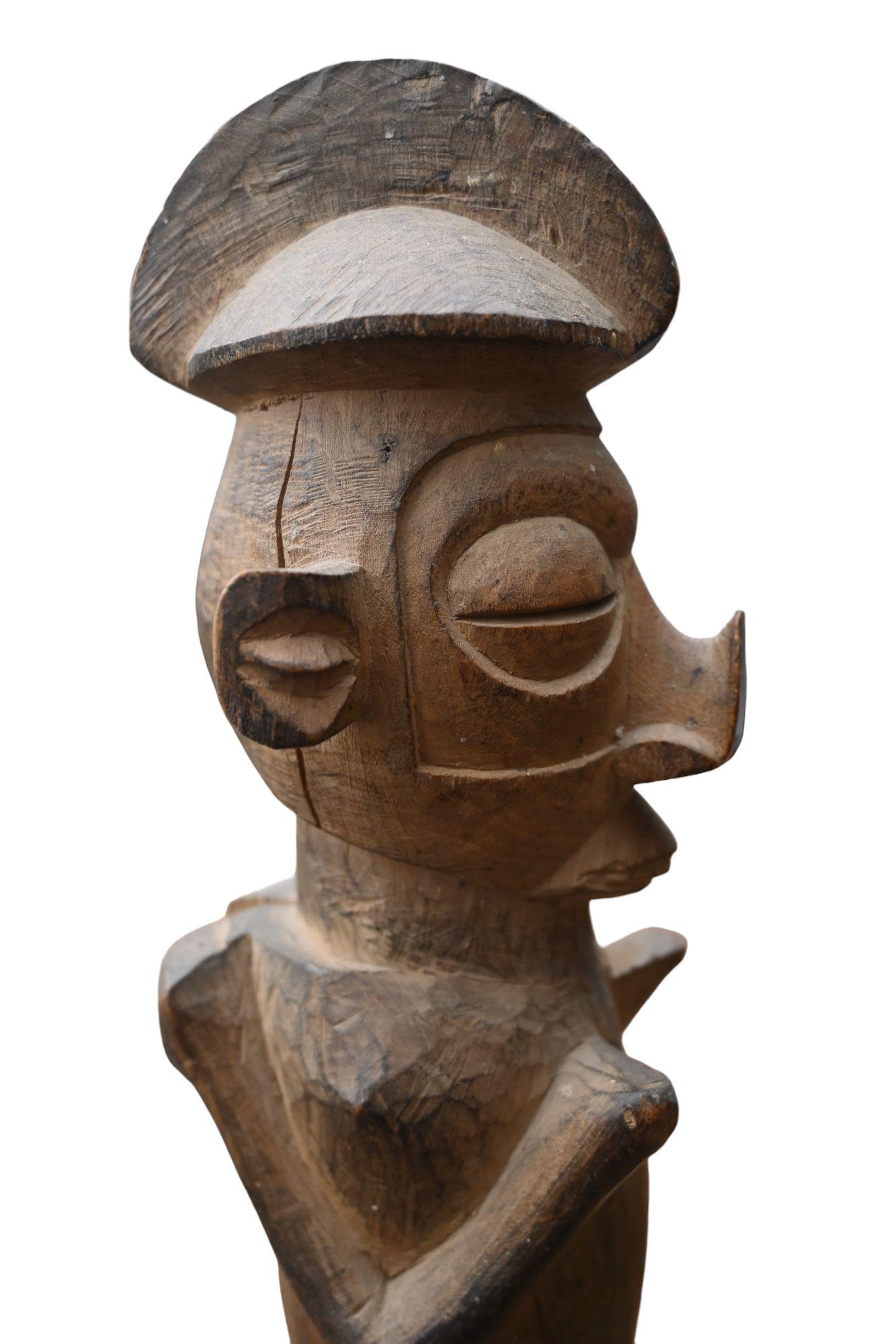 Congolese Important Statue Of The Yaka Tribe, Dr Congo, early 1900 For Sale