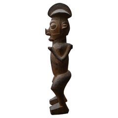 Importante estatua de la tribu yaka, Dr Congo, principios de 1900