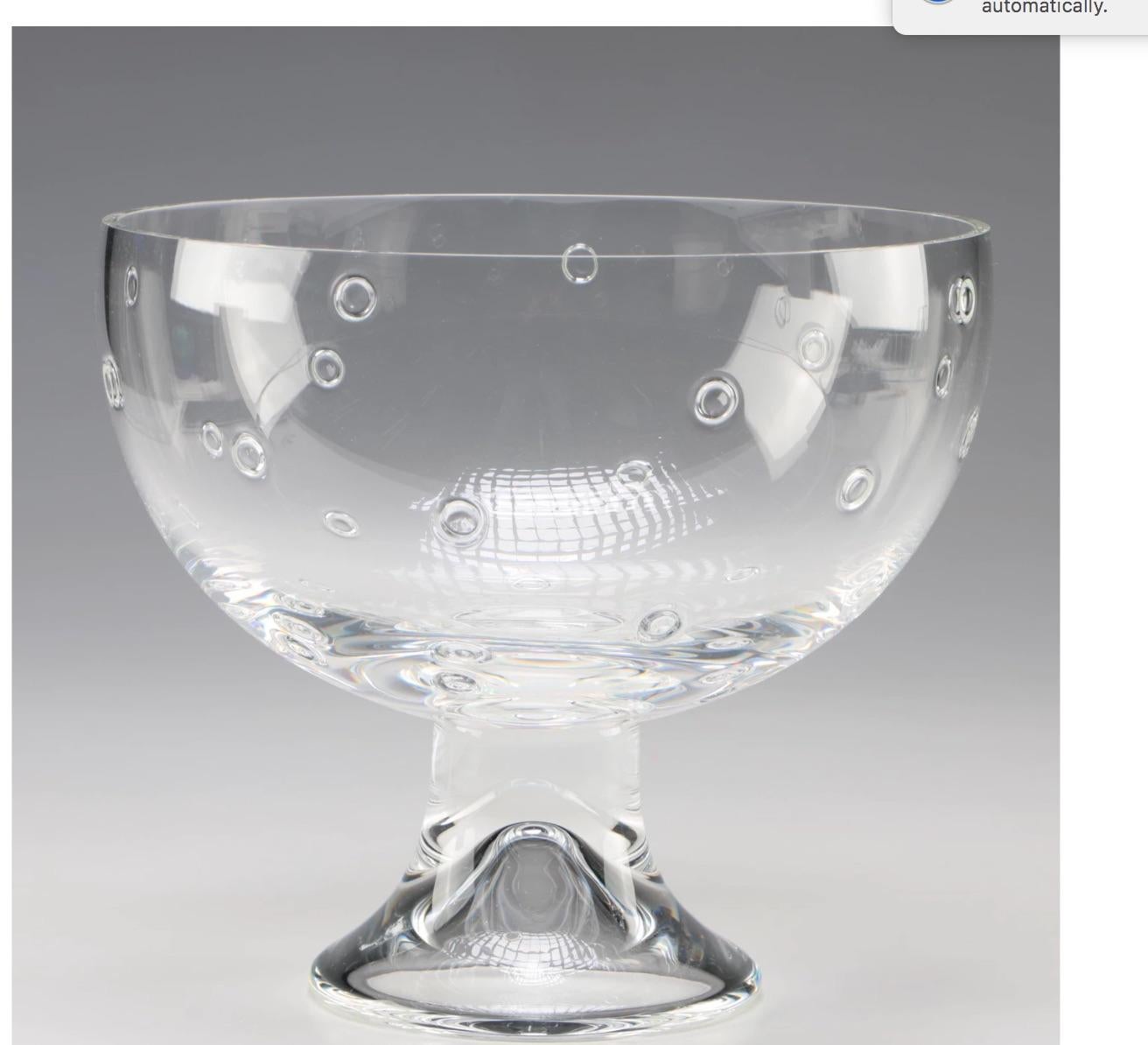 20th Century Important Steuben Glass 'Mariners' Bowl-Sidney Waugh, Dated 1937 & Signed For Sale