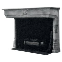 Antique Important stone mantel from the 17th century