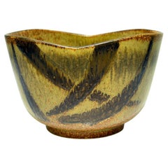 Important Stoneware Bowl by Eva Staehr-Nielsen for Saxbo