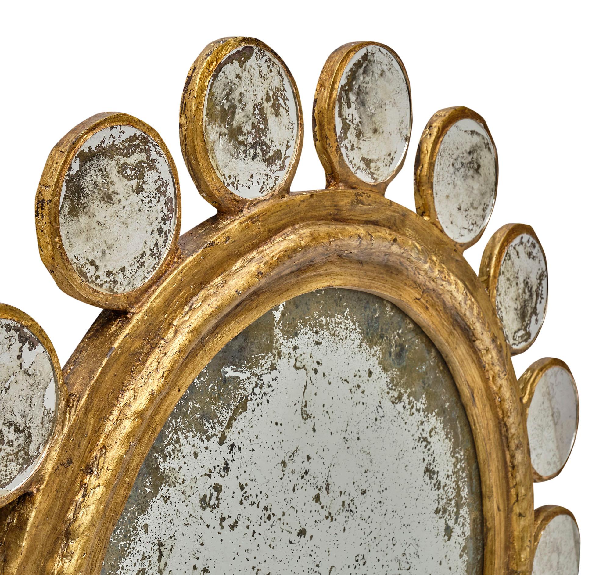 Important Sunburst Vintage Mirror 3