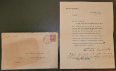 Important Teddy Roosevelt Letter from White House June 1907