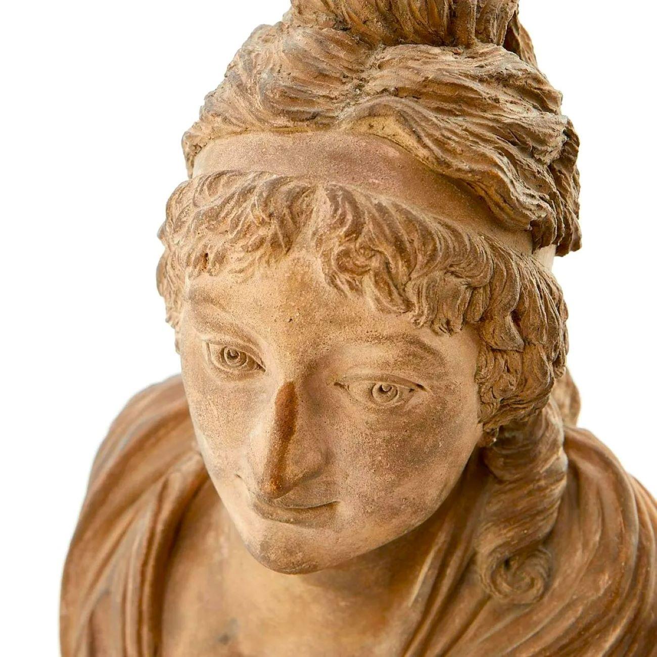 Important Terracotta Bust of 