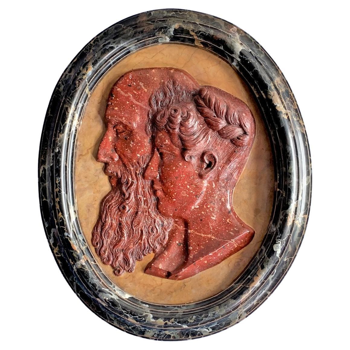 Important Terracotta Medallion of the 19th Century