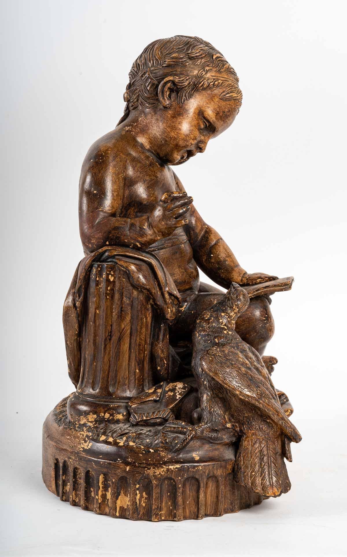 Important Terracotta Representing a Baby For Sale 1