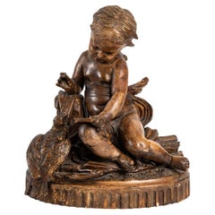 Antique Important Terracotta Representing a Baby