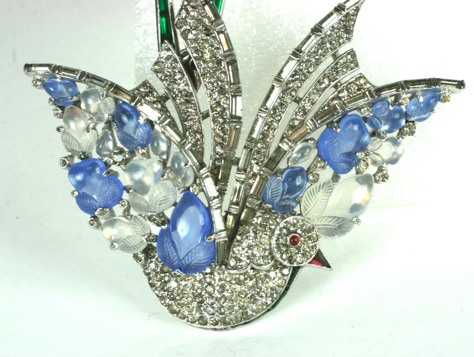 trifari bird brooch