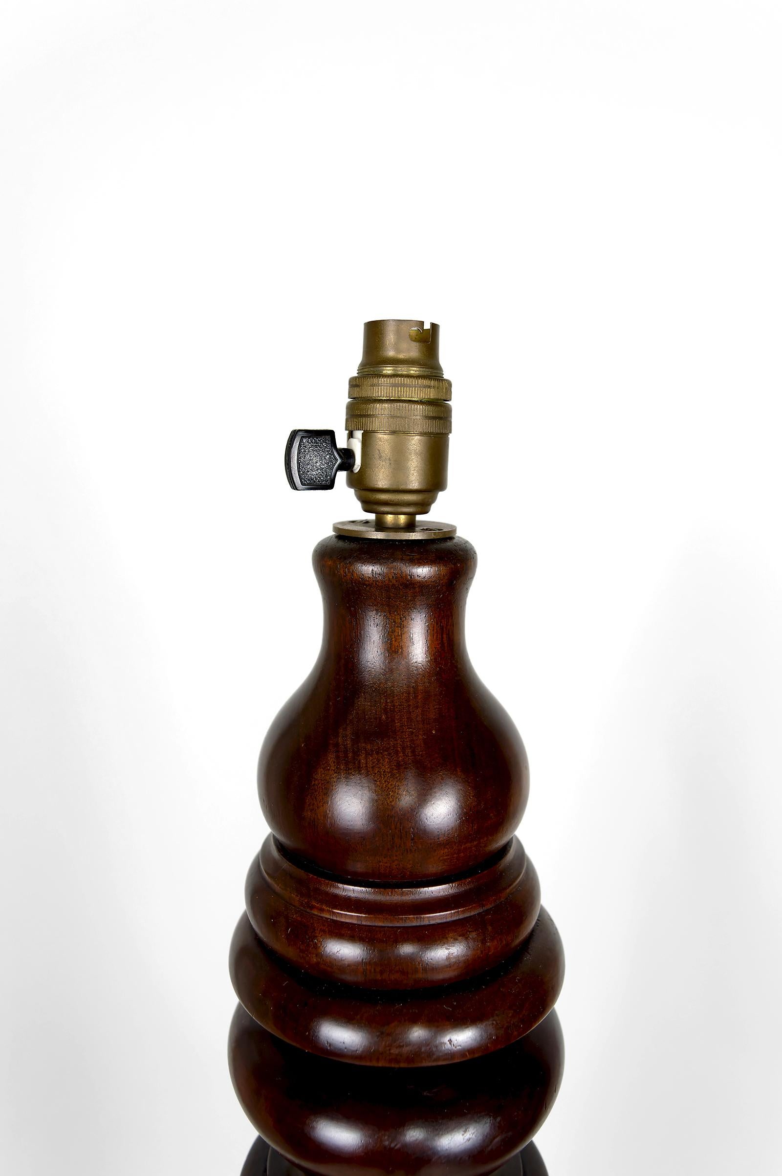 Wood Important Tudor Victorian Twisted Column Floor Lamp in Walnut, UK, Circa 1900 For Sale