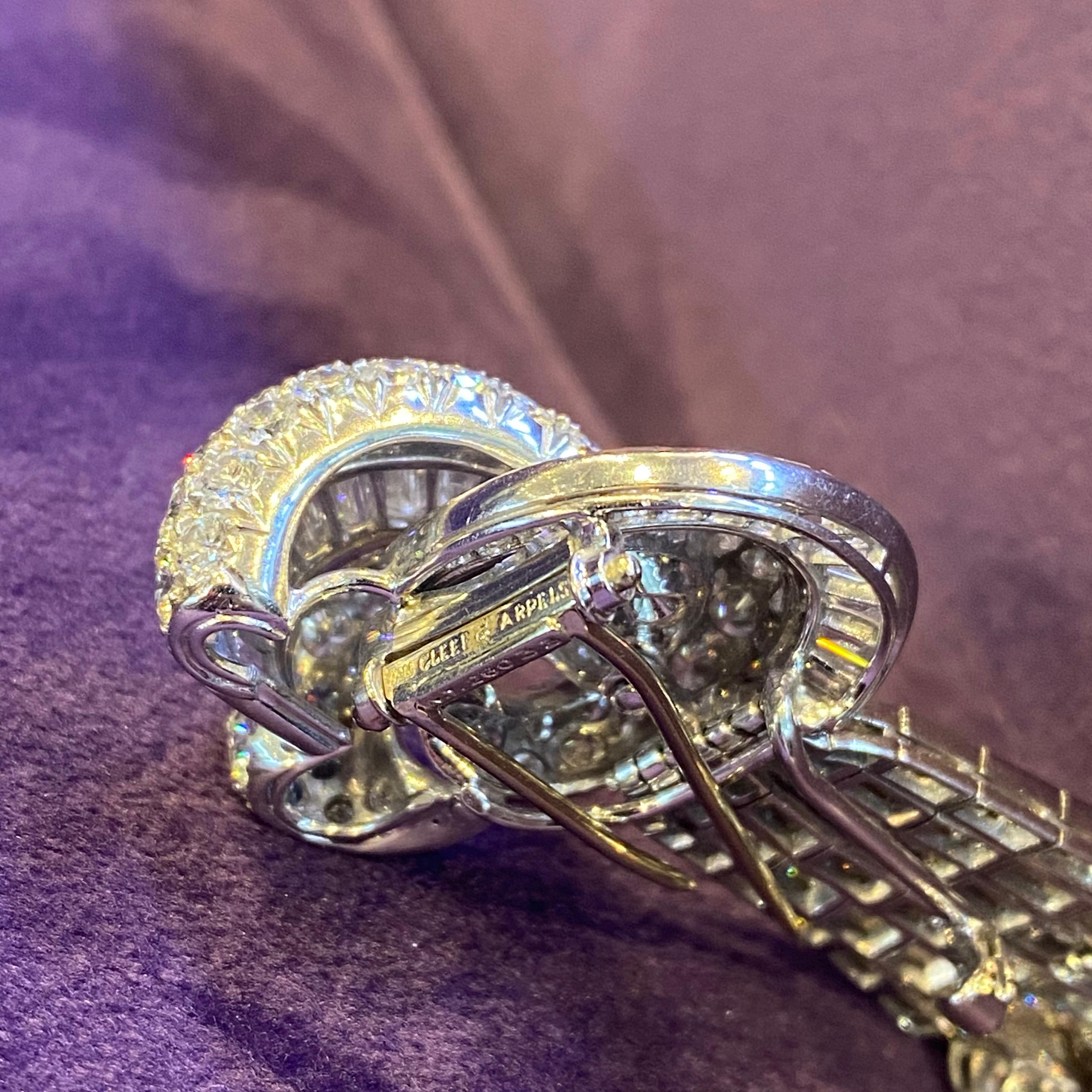 Women's Important Van Cleef & Arpels Diamond Cascade Brooch