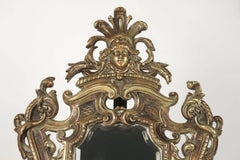 Important Vanity Mirror in Bronze Patine from the 19th Century