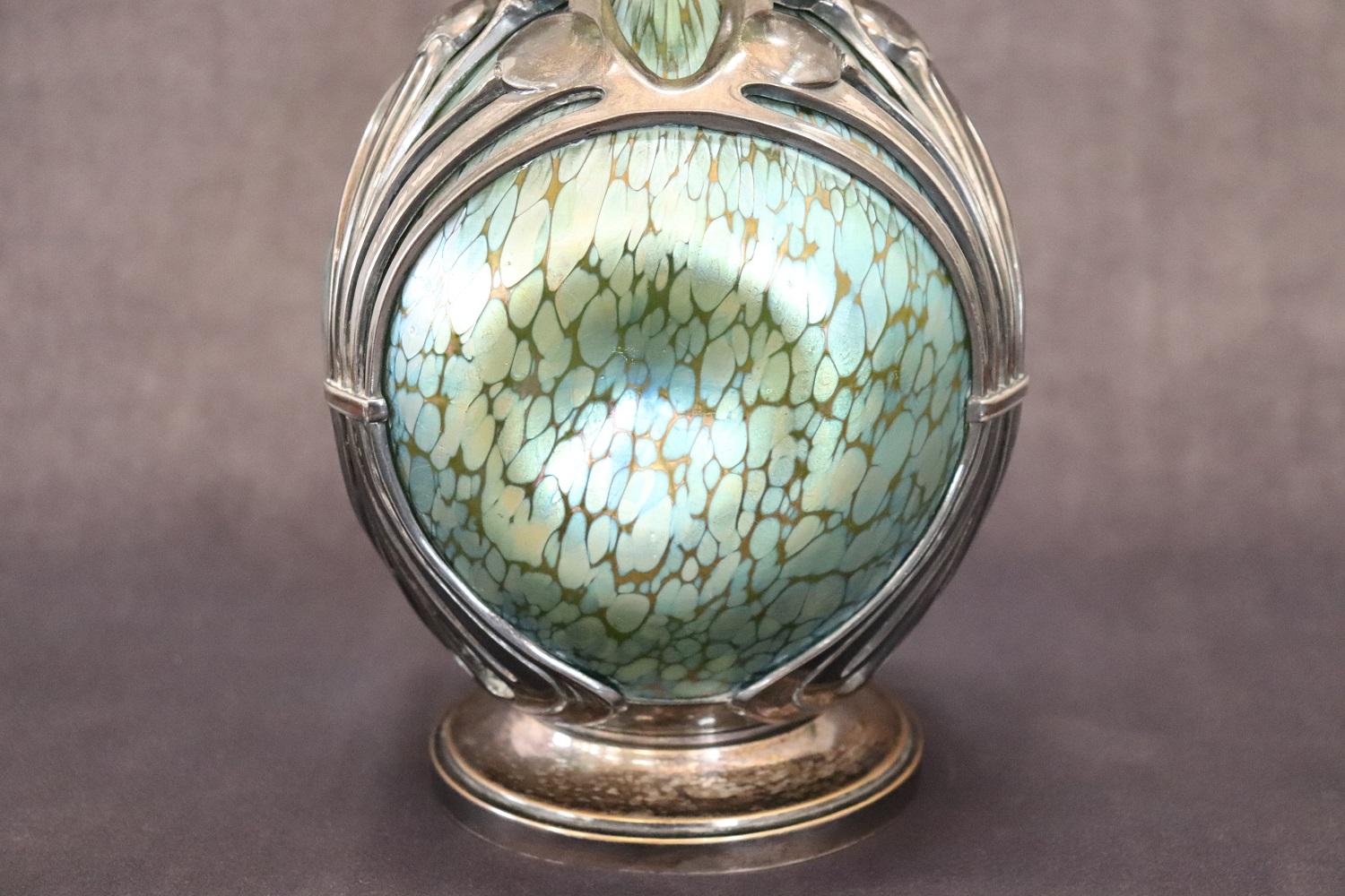Important Vase Art Nouveau by Moritz Hacker and Johann Loetz Witwe, 1900s For Sale 9