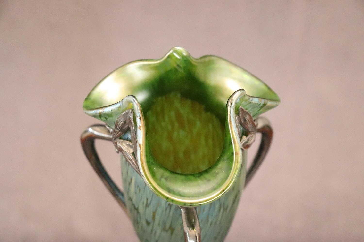 Autrichien Important vase Art Nouveau de Moritz Hacker et Johann Loetz Witwe, années 1900 en vente