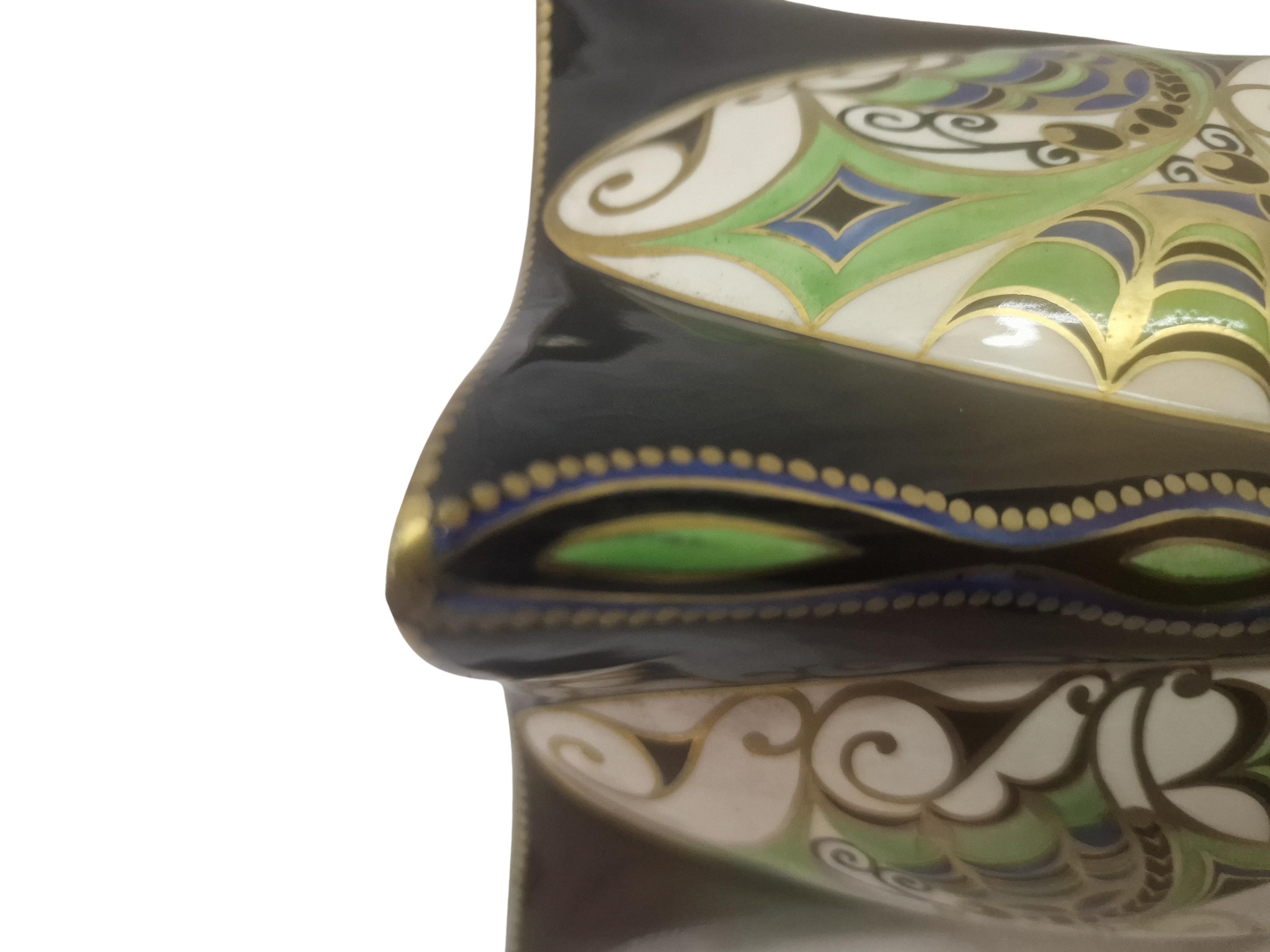 Important vase, Karl Klaus Serapis Ernst Wahliss Wiener Werkstätte, 1911 Austria 5