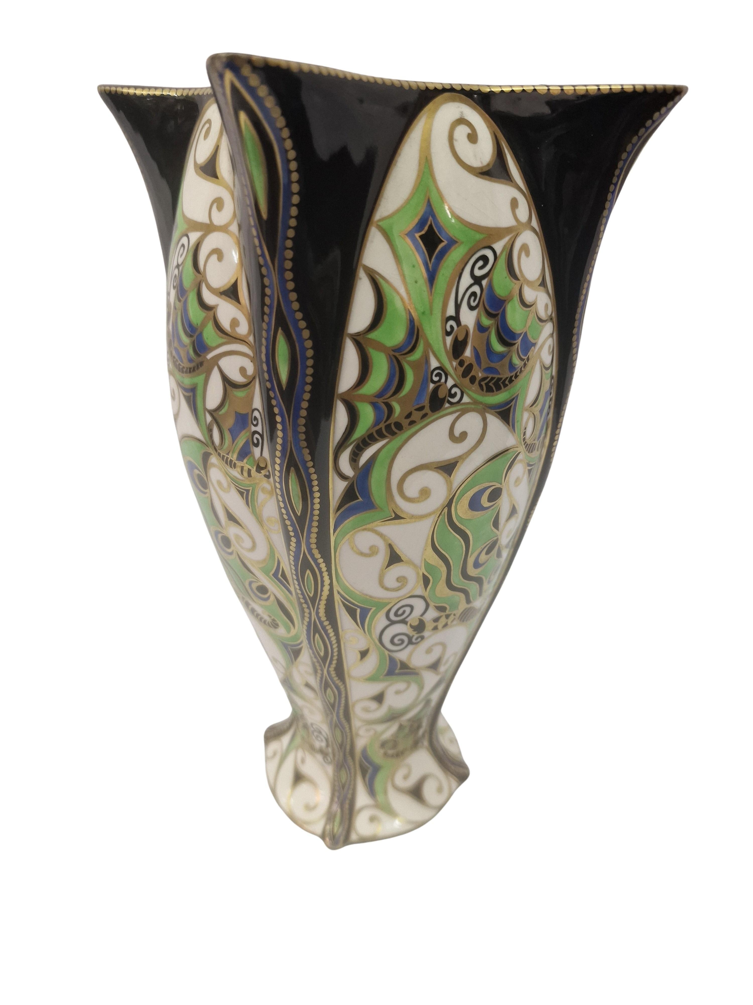 Important vase, Karl Klaus Serapis Ernst Wahliss Wiener Werkstätte, 1911 Austria 8