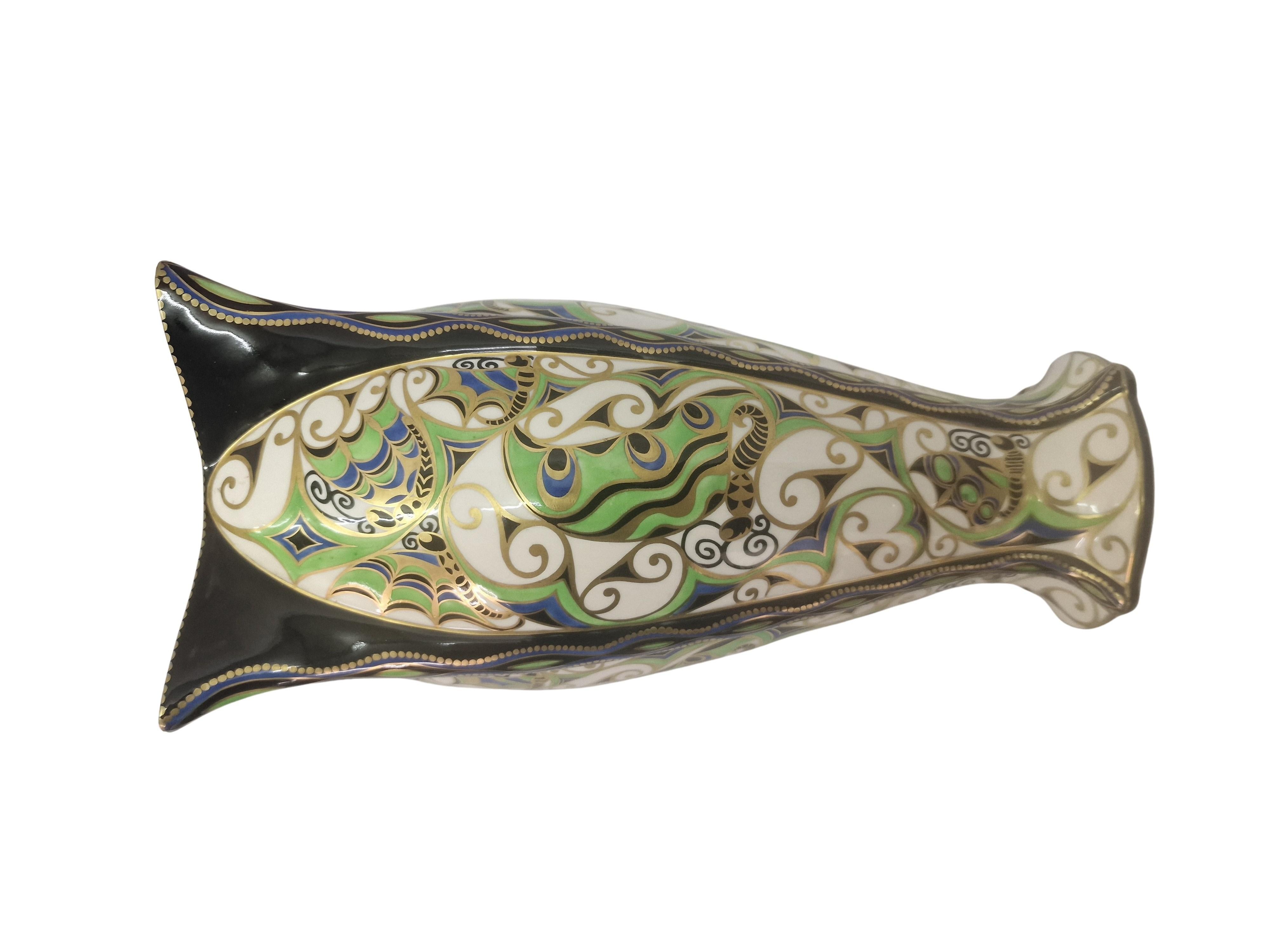 Important vase, Karl Klaus Serapis Ernst Wahliss Wiener Werkstätte, 1911 Austria 9