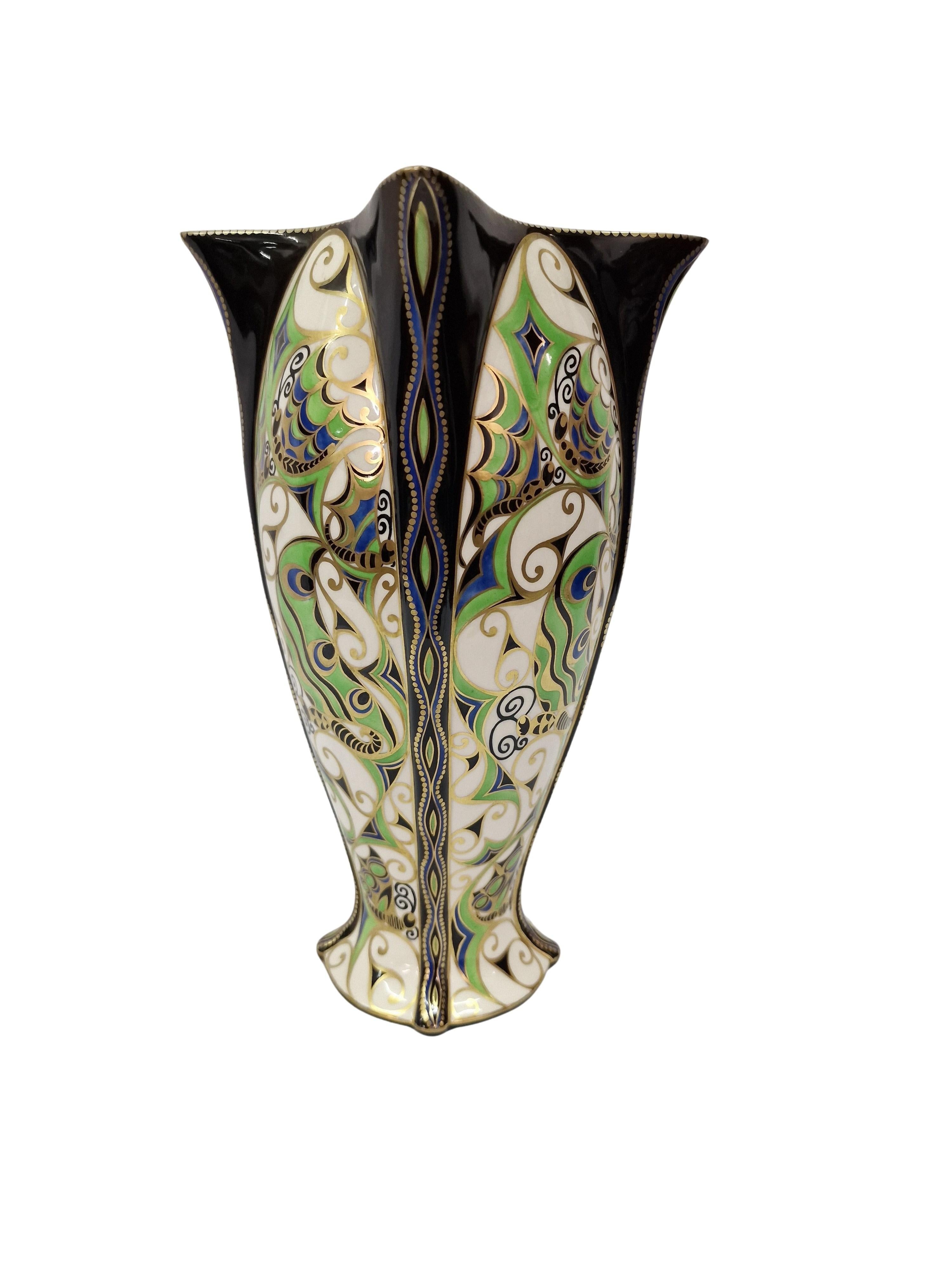 Important vase, Karl Klaus Serapis Ernst Wahliss Wiener Werkstätte, 1911 Austria 10