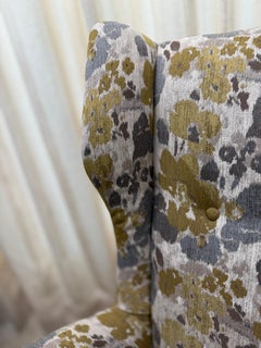 Important Vintage Italian Wingback Armchairs, PAIR