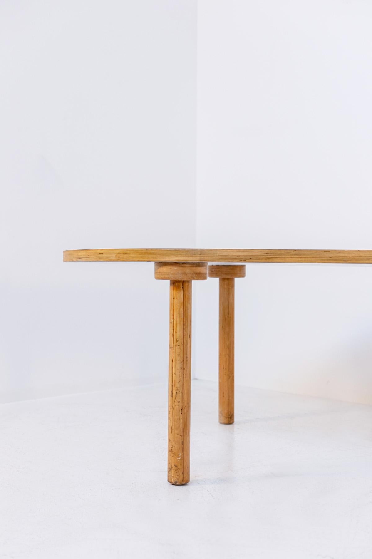 Italian Important Vintage Table by Enzo Mari for Driade, 1970s For Sale