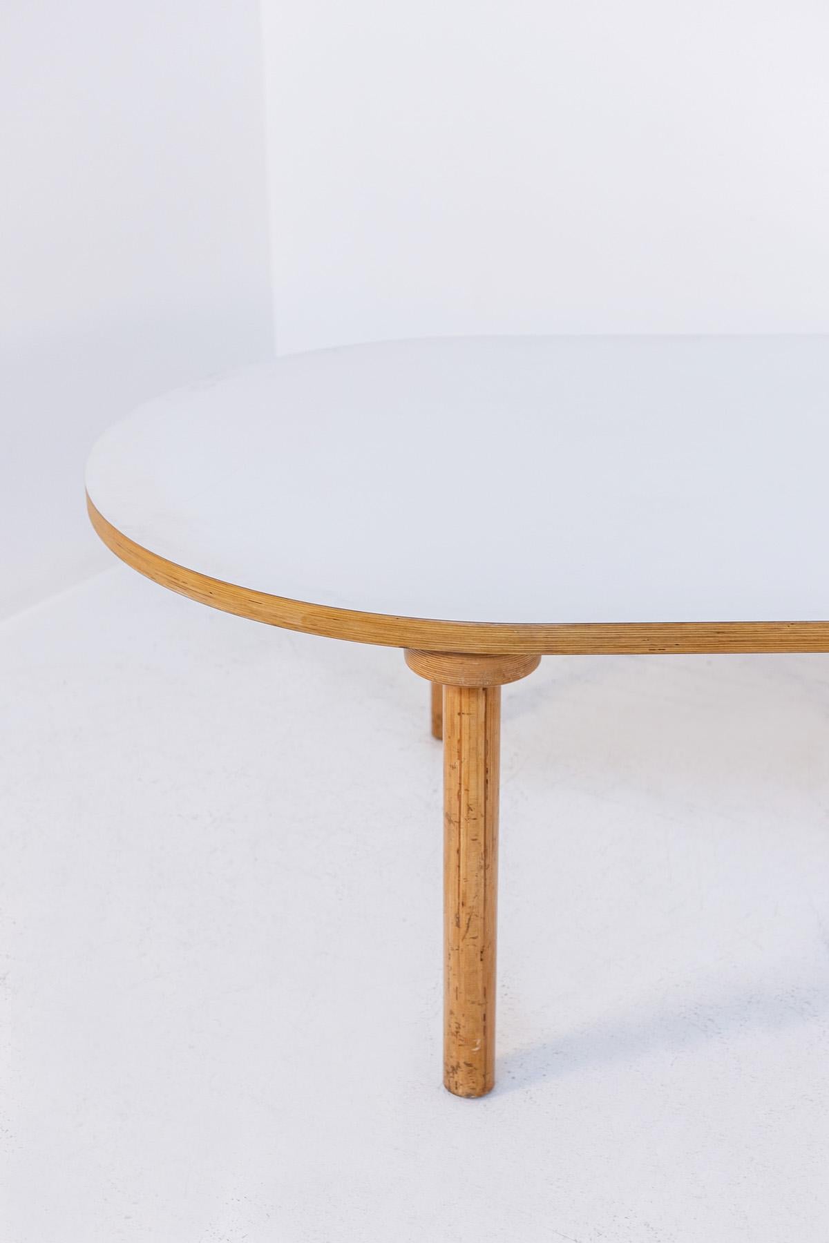 Laminate Important Vintage Table by Enzo Mari for Driade, 1970s For Sale