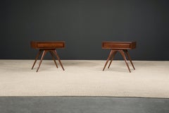 Important Vladimir Kagan Sculptural Nightstands, Signed Kagan-Dreyfuss, 1950s