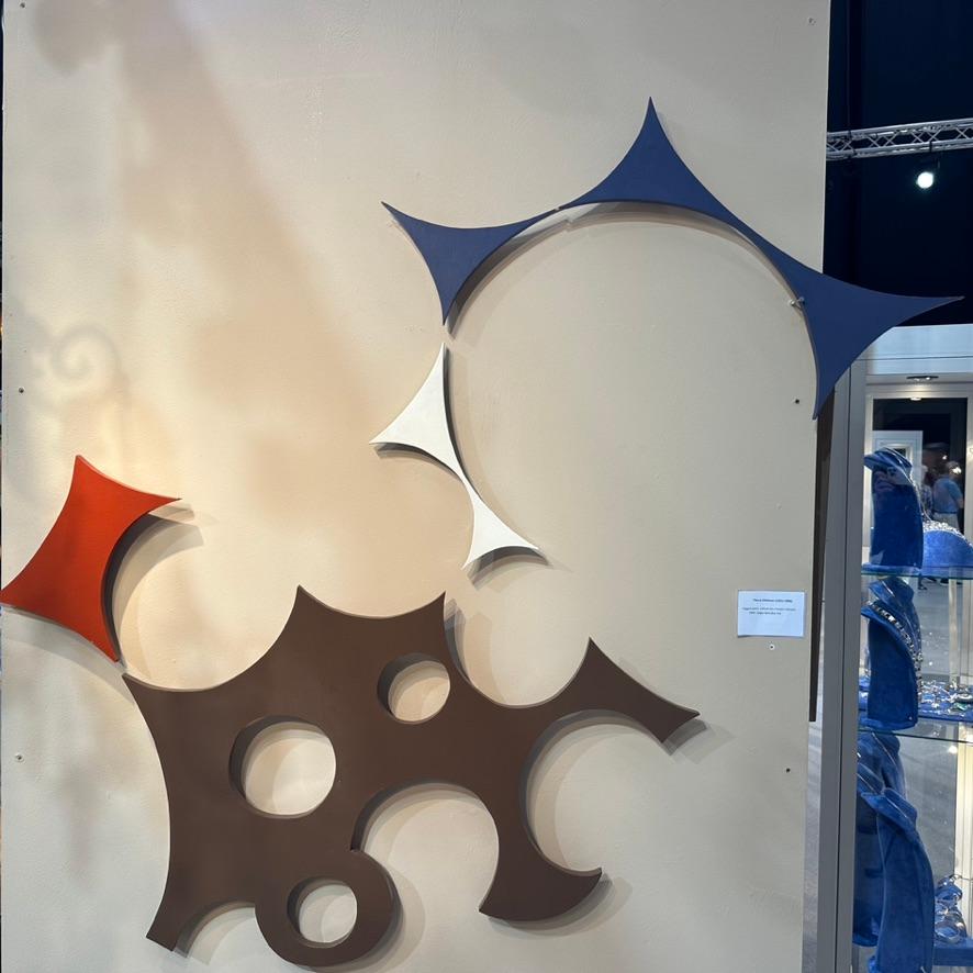 Painted Important Wall sculpture from 1964. Made by Pierre Olofsson (1921-1996) For Sale