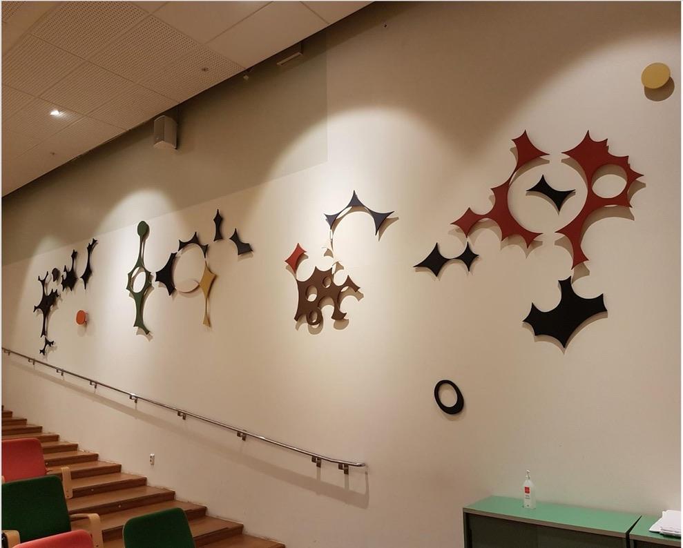 Important Wall sculpture from 1964. Made by Pierre Olofsson (1921-1996) In Good Condition For Sale In Stockholm, SE