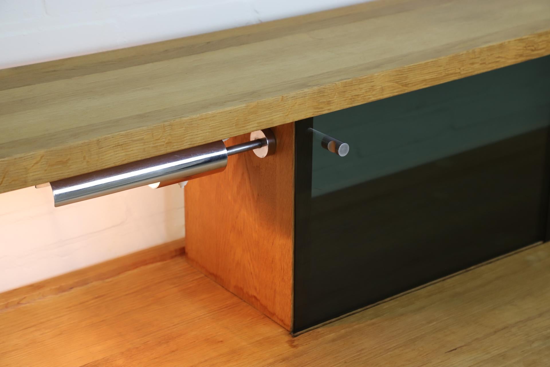 Belgian Important writing desk by Christophe Gevers, 1971 For Sale