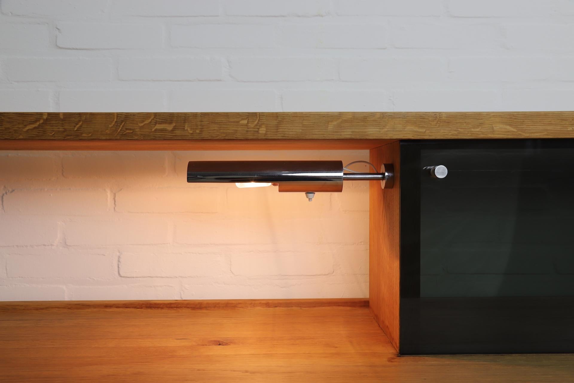 Important writing desk by Christophe Gevers, 1971 In Good Condition For Sale In Sittard, LI