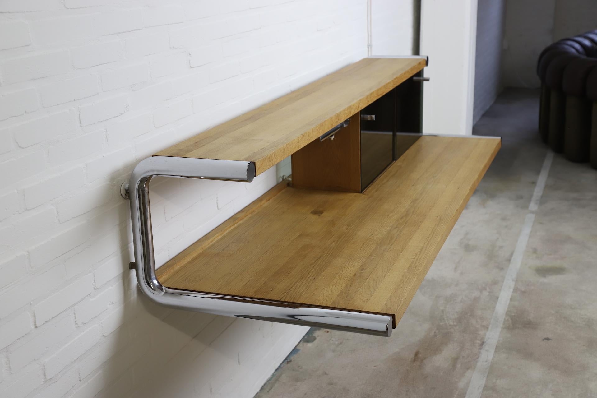Important writing desk by Christophe Gevers, 1971 For Sale 1
