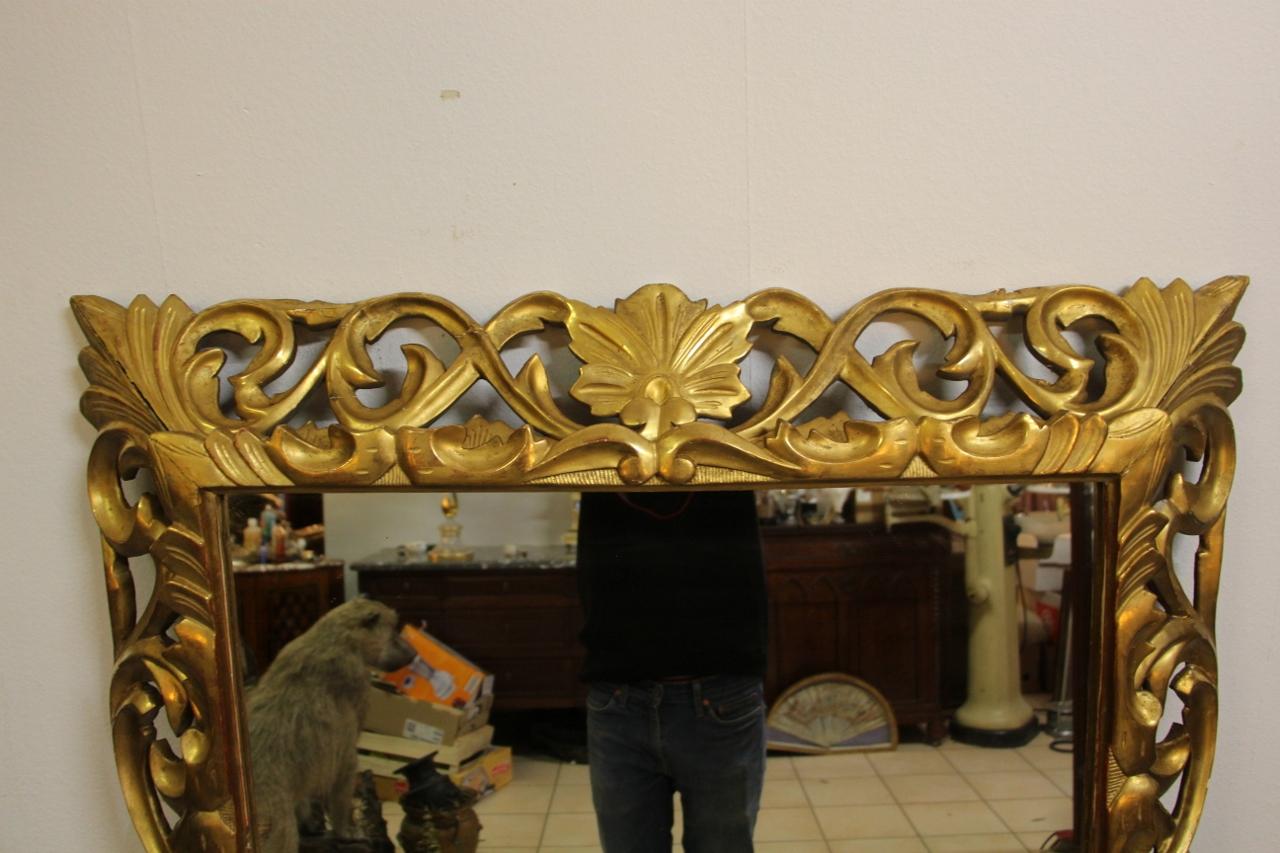 Napoleon III Important 19th Century Italian Mirror