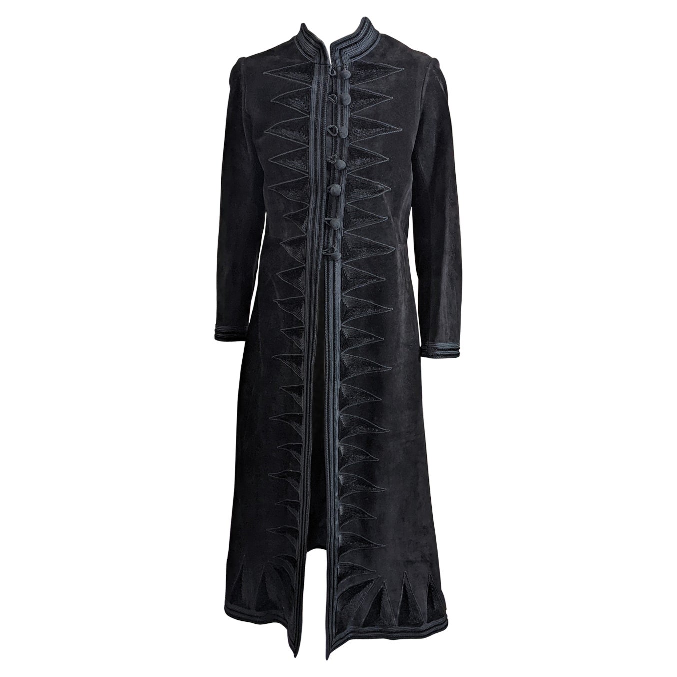 Important manteau haute couture Yves Saint Laurent, automne/hiver 1970