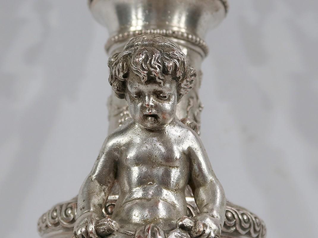 Importante bicchiere d'argento, stile Luigi XVI - XIX secolo in vendita 6