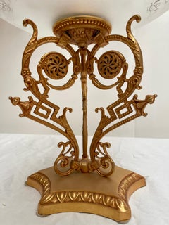 Important luxury Italian crystal and gilt bronze centerpiece 20th century