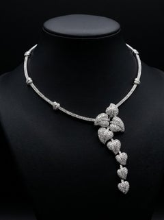 Important 18.02-carat necklace. Diamonds
