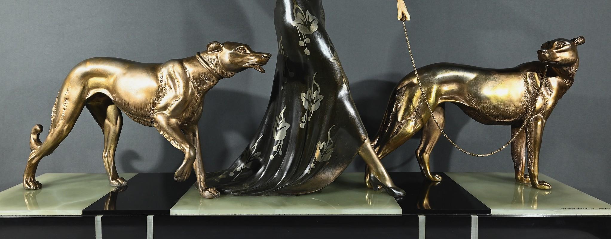 Importante Escultura Criselefantina, 