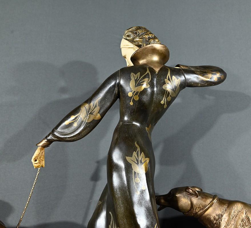 Importante Escultura Criselefantina, 