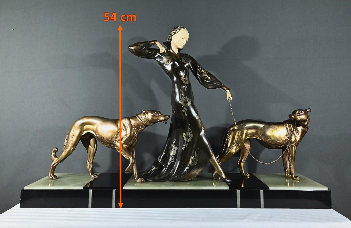 Importante Escultura Criselefantina, 