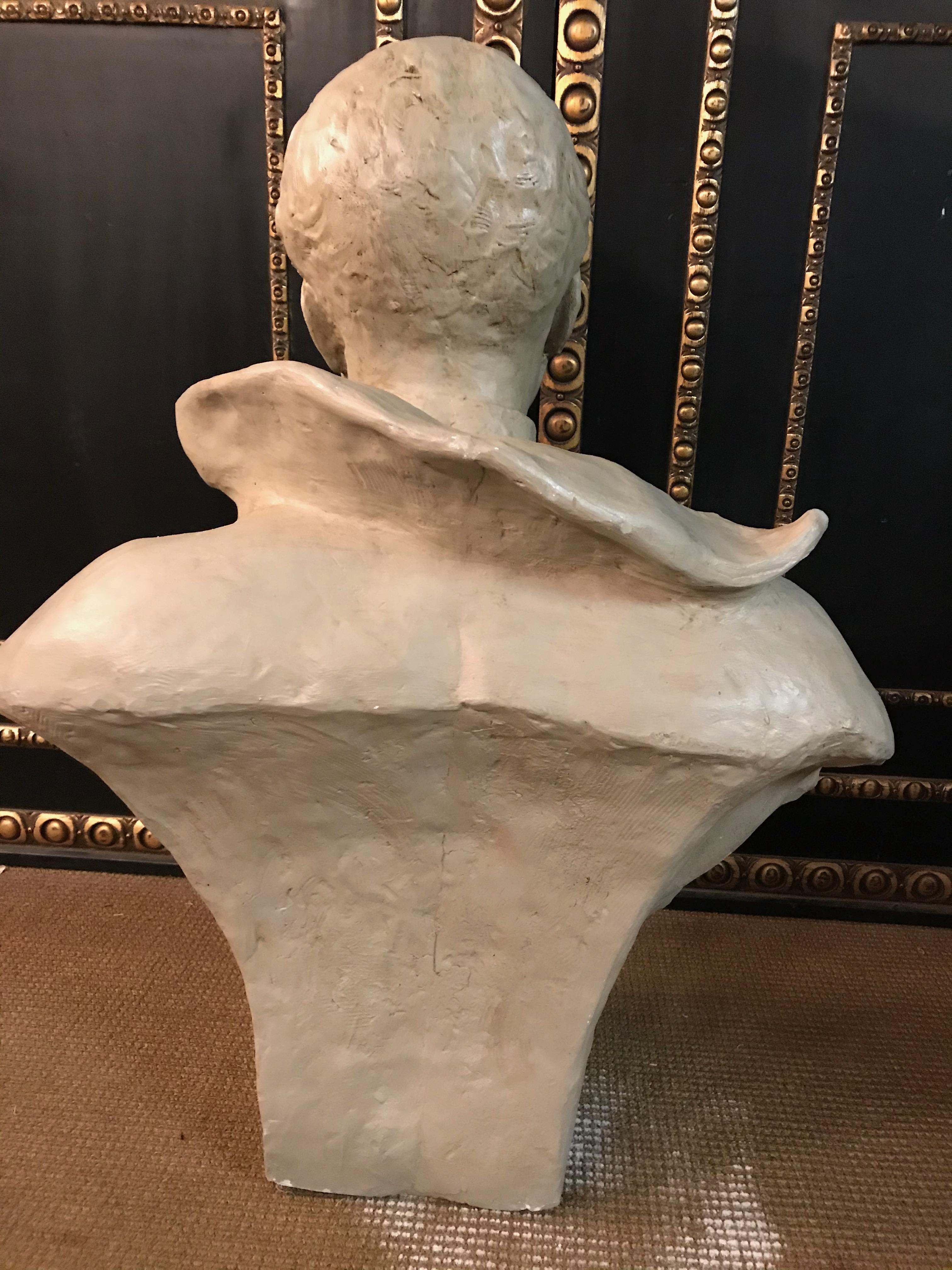 Imposing Bust from the 19th Century of King Albert the First of Belgium 11