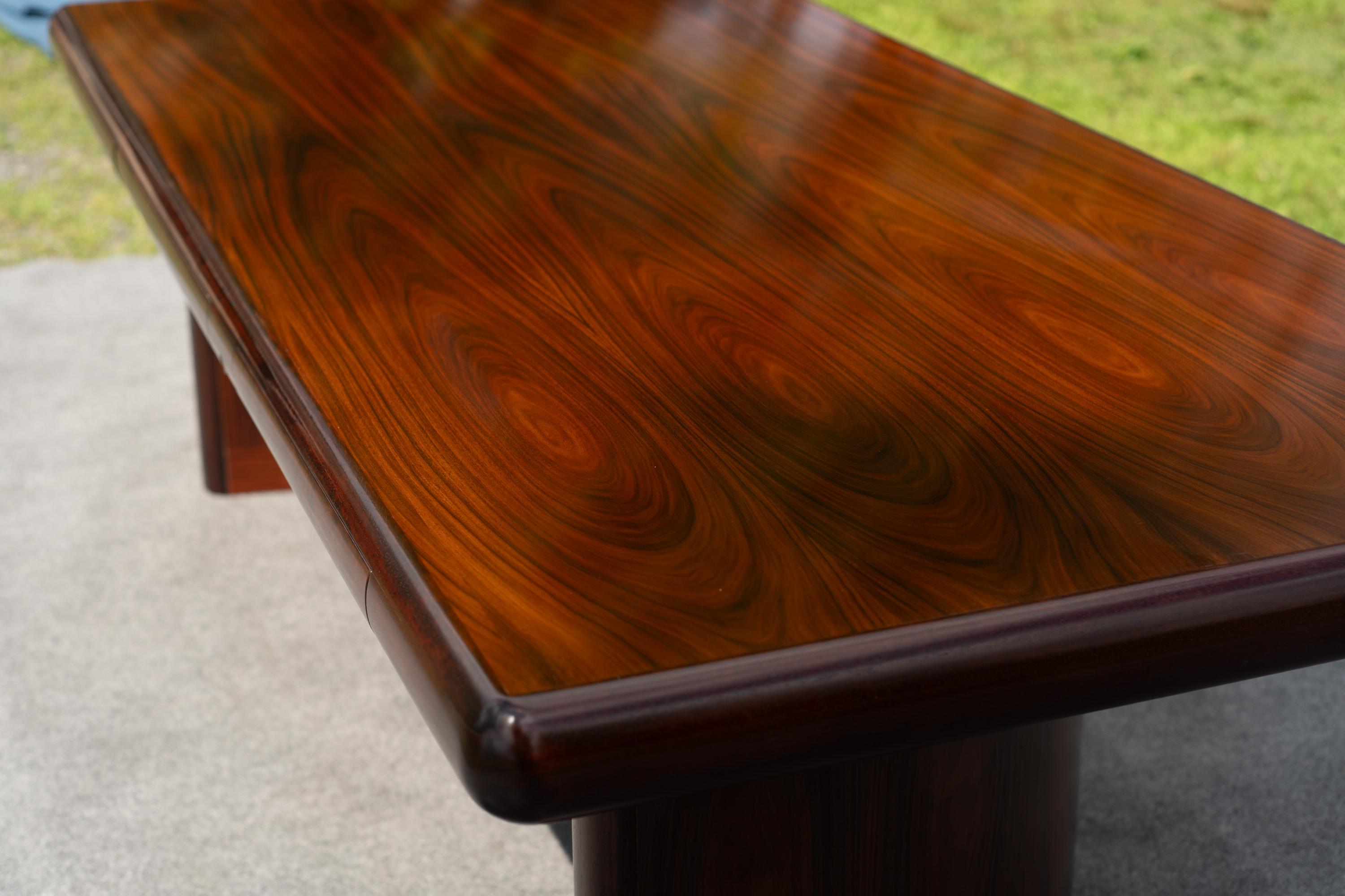 Imposing Dyrlund Rosewood Executive 'Super Skyline' Desk, Made in Denmark, 1970s For Sale 7