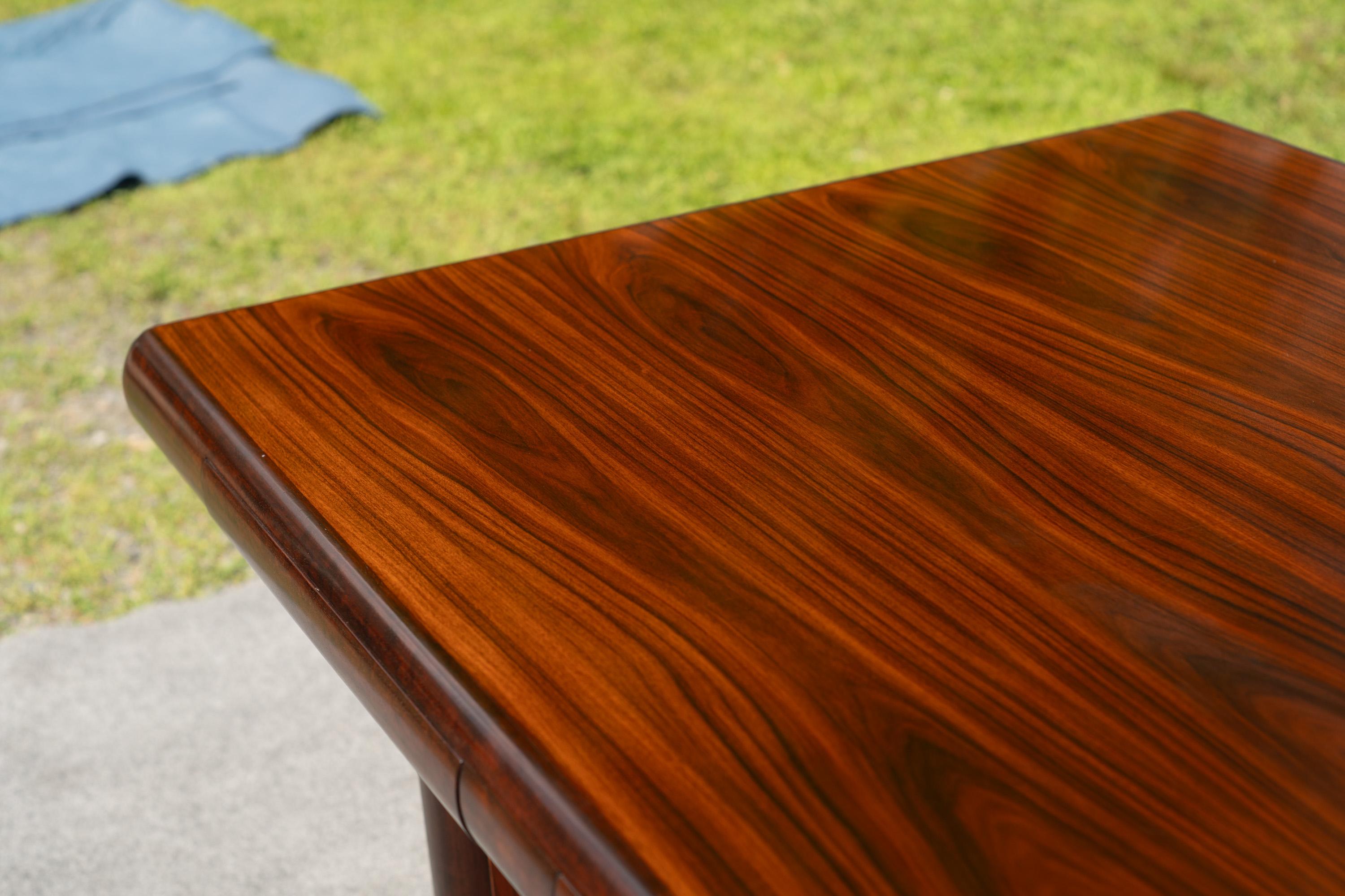 Imposing Dyrlund Rosewood Executive 'Super Skyline' Desk, Made in Denmark, 1970s For Sale 9