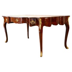 Imposing French 19th Century Mahogany Writing Desk