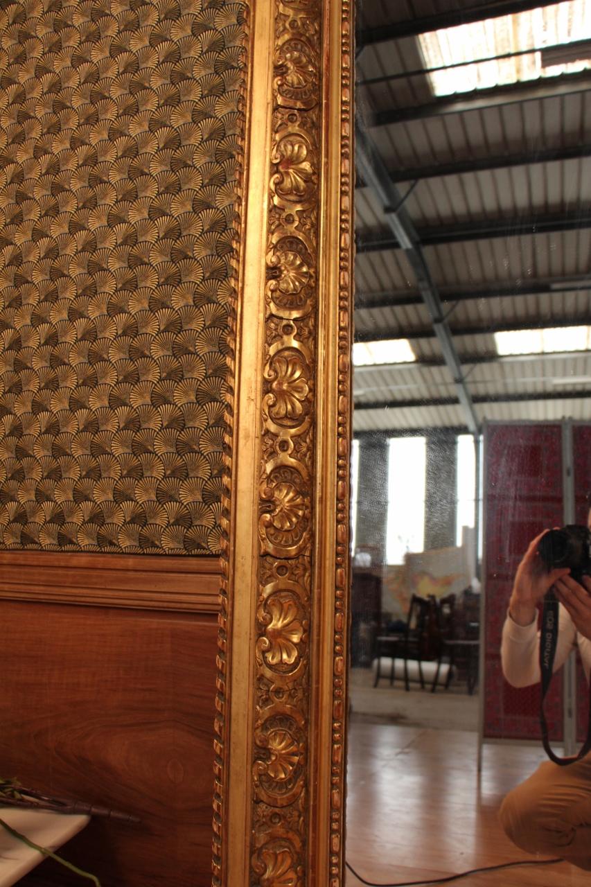 Imponente specchio d'oro XIX in vendita 1