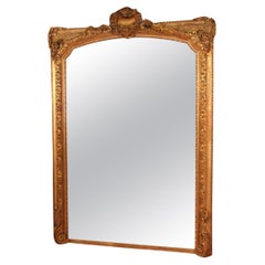 Imponente specchio d'oro XIX