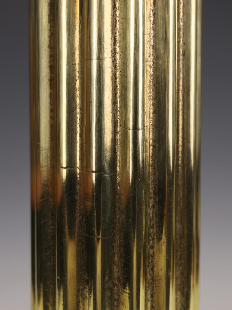 Imposing Late Victorian Brass Corinthian Column Table Lamp, c. 1880 For Sale 6