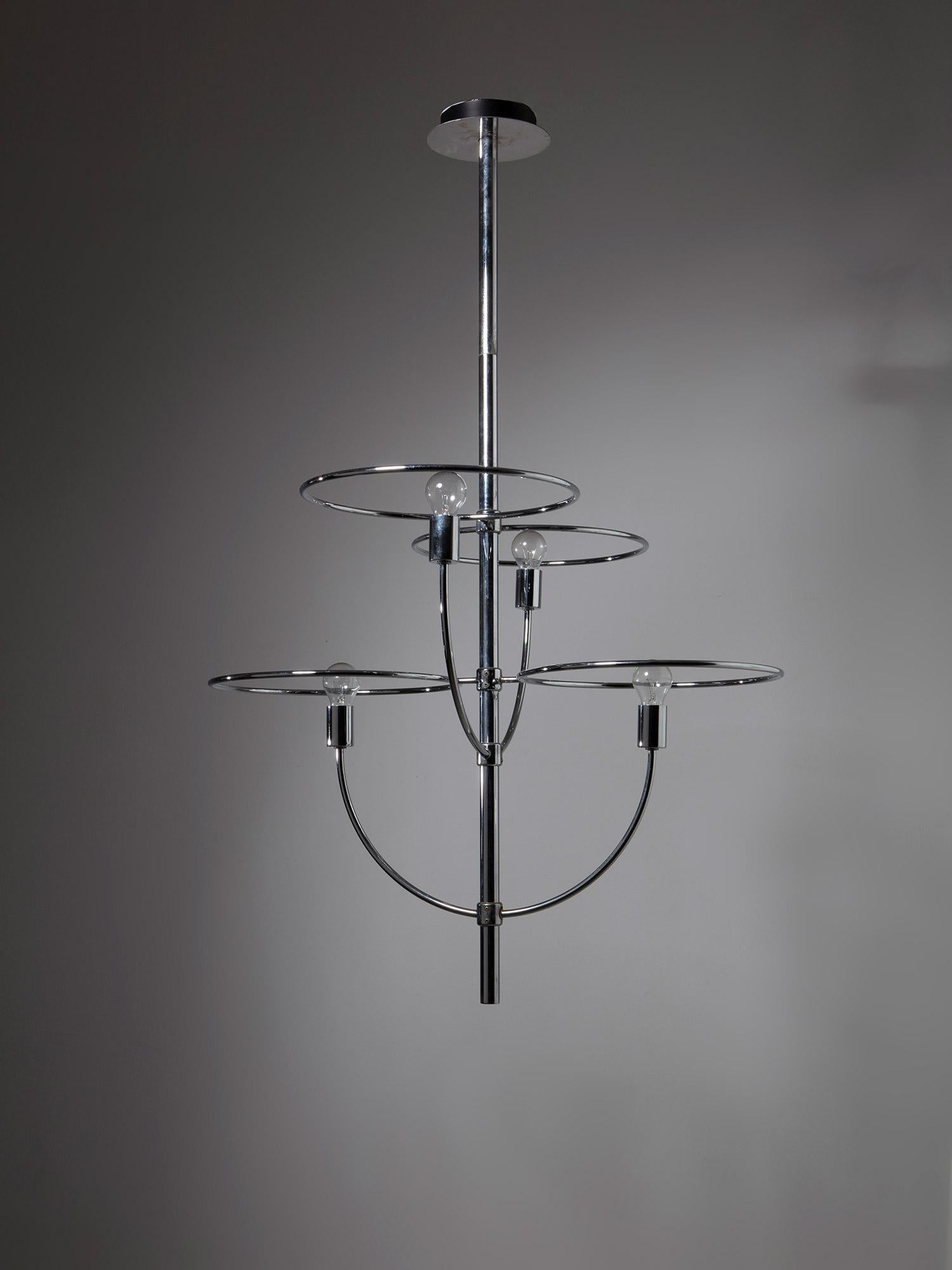 Fine XX secolo Imponente lampadario 