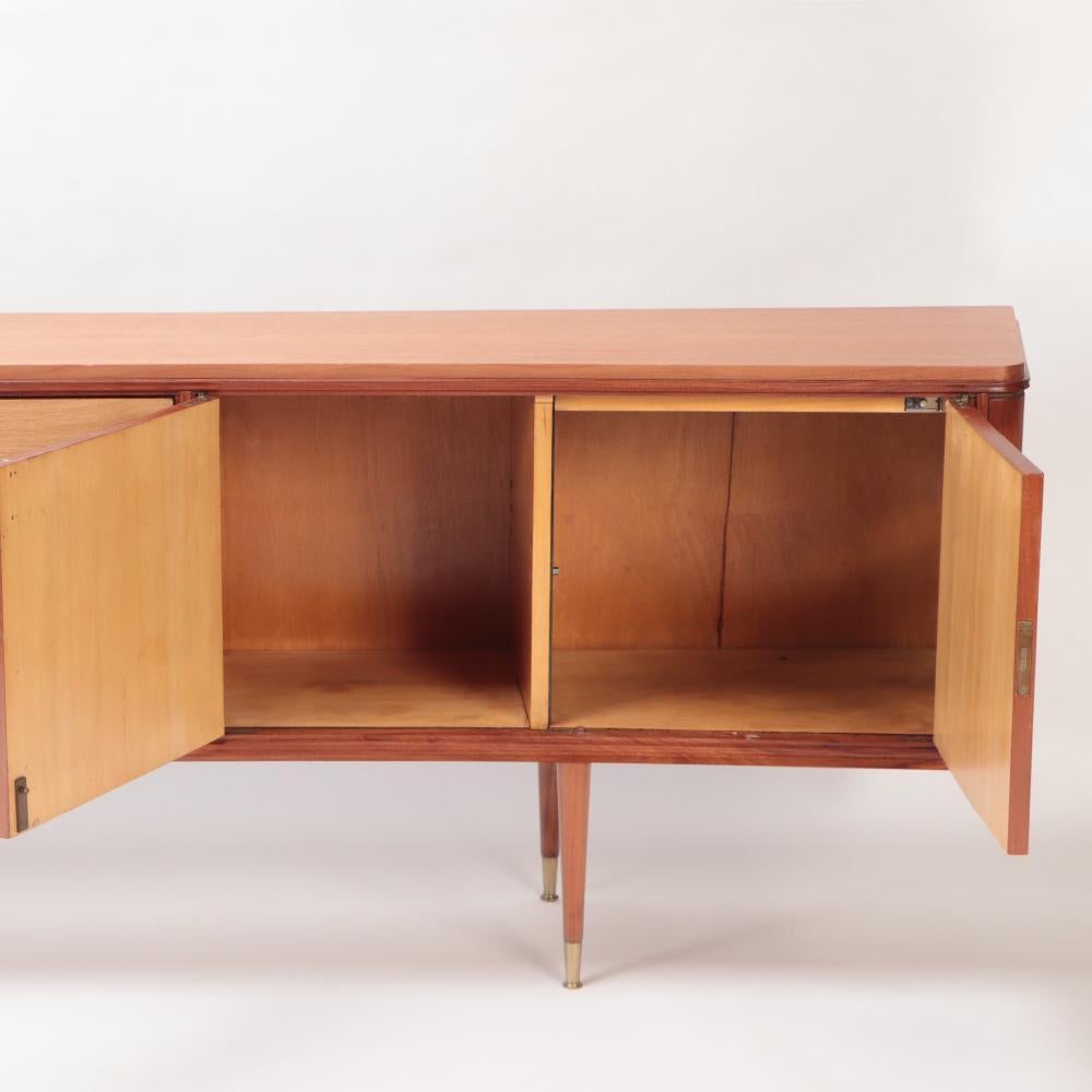 Imposing Mid-Century Modern Sideboard, circa 1950 For Sale 1
